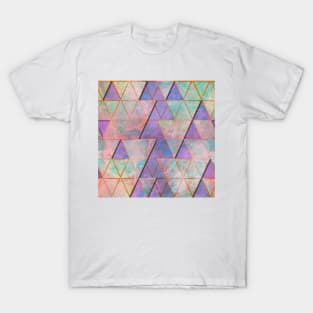 Breakthrough - Vibrant Pink and Purple Graphic Abstract Design T-Shirt